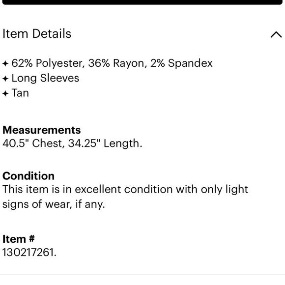 Theo & Spence  high low waffle long sleeve top - Picture 3 of 3